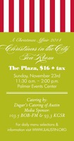 2014 A Christmas Affair The Plaza Café Tearoom Ticket (Sunday)