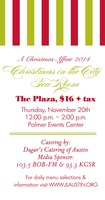 2014 A Christmas Affair The Plaza Café Tearoom Ticket (Thursday)