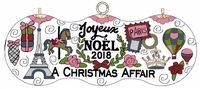 2018 A Christmas Affair Merchandise Joyeaux Noel Ornament by Kitty Keller Designs