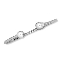 PR Classic Sterling Silver Bangle Bracelet for Charm