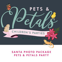 2024 A Christmas Affair Sunday AM: Santa Photo Package During Pets & Petals Party